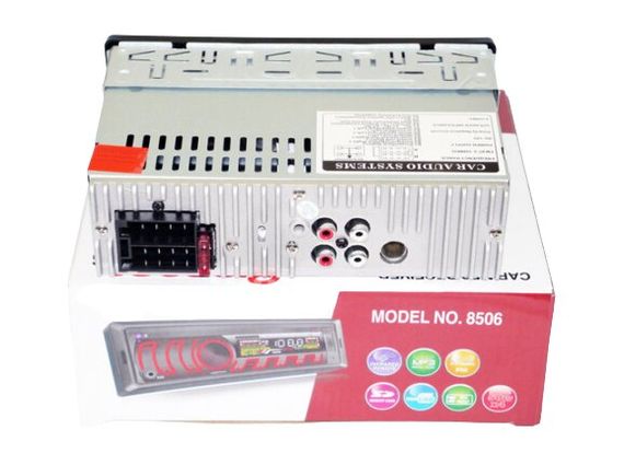 Автомагнитола 1DIN MP3-8506 МР3 WMA 4х50W черный (MP3-8506_484) | Зображення 2