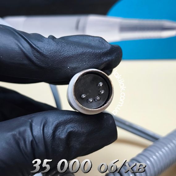 Ручка для фрезера Global Fashion GF-111 на 35тис. об/мин. (черная) для маникюра | Зображення 1