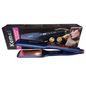 Цифровий випрямляч для волосся з керамічним покриттям Kemei JB-KM-8879 чорний (KM-8879_406)
