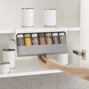 Выдвижной органайзер для специй SPICE RACK скидка