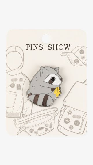 Значок Єнот 0928102521-5 Різнокольоровий shop (2000999540059)