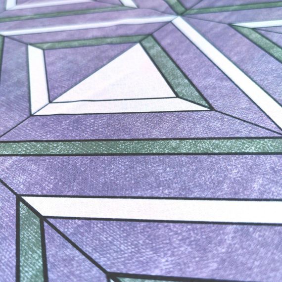 Самоклеюча плівка зелені ромби 0,45х10м SW-00001257 | Зображення 1