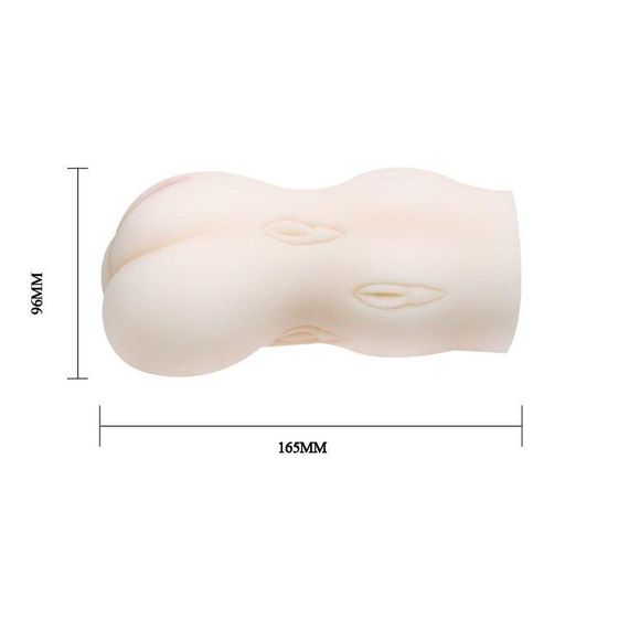 Мастурбатор з двома входами та вібрацією BAILE - Passion Lady, BM-009172 Sex Aura | Зображення 6