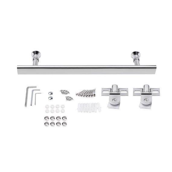 Душова кабіна Lidz Dozorca SC90x90.CRM.LOW.TR, скло прозоре 6 мм без піддона | Зображення 6