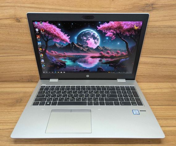Ультрабук HP ProBook 650 G4 / 15.6" (1920x1080) IPS / Intel Core i5-8350U (4 (8) ядра по 1.7 - 3.6 GHz) / 16 GB DDR4 / 480 GB SSD / Intel UHD Graphics 620 / Fingerprint / WebCam / Windows 10 б/у + Подарок Беспроводная мышь / USB | Зображення 1