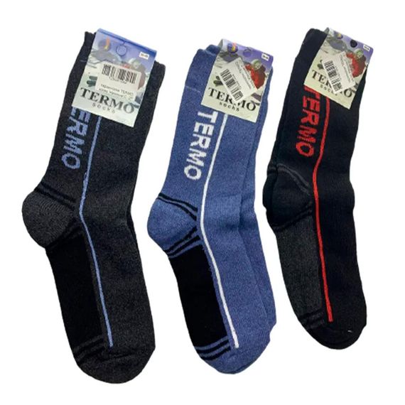 Чоловічі термошкарпетки вовняні 41-45 р, THERMO Socks / Теплі зимові шкарпетки | Зображення 2