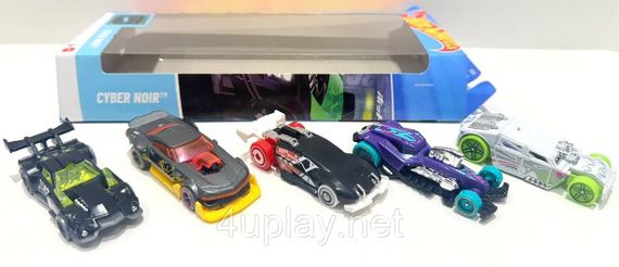 Набір із 5-ти машинок Hot Wheels Cyber Noir Хот Вілс у кіберпанк-стилі | Зображення 4