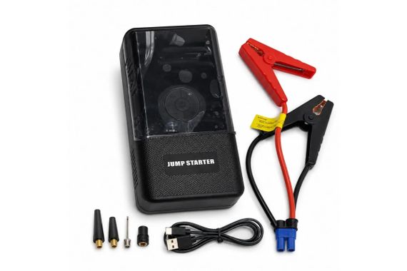 Пусковое устройство 965A с компрессором • Автомобильный Jump Starter 12V 4в1 с насосом 150 PSI, Power Bank и LED-фонарем | Зображення 2