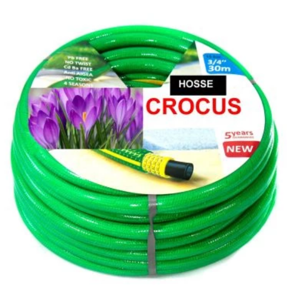 Шланг для поливання армований 3/4" 30 м Crocus Hosse