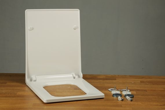 Сидіння для унітазу NKP Kare Slim з кришкою і функцією мікроліфта 0410 | Зображення 2