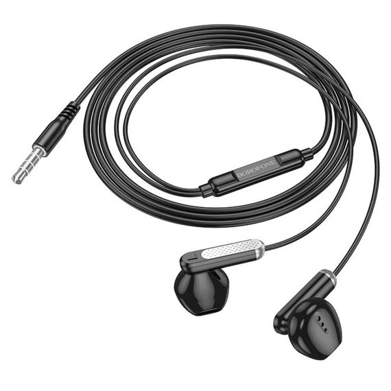 Навушники Borofone BM89 Surpass universal (3.5mm/1.2m) Black | Зображення 2