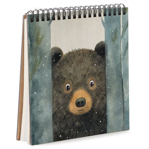Скетчбук Ведмідь 17x18 см (BDK_23S009)