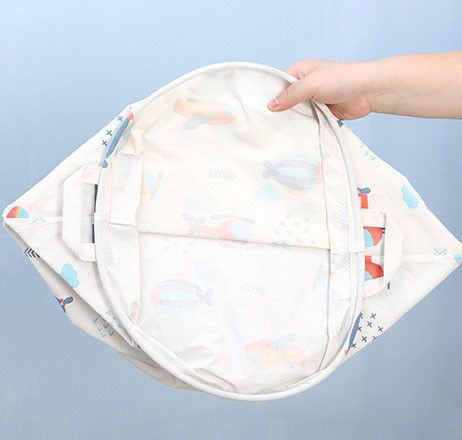Кошик для іграшок та білизни дитячий 40*35 см М'ячи Білий | Зображення 2