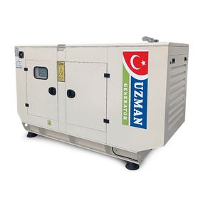 Генератор дизельний Uzman Ricardo 35 KVA/28KW, трифазний 230/400V, 50Hz, об'єм 100л, 2200x1000x1450 мм (AVR в комплекте)