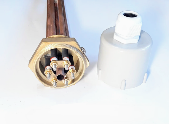 Блок ТЭНов 15000W с резьбой 2" 380V | Зображення 1