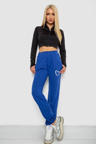 Спортивні штани жіночі, колір електрик, 238R324 | Зображення 1