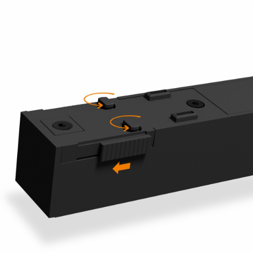 LED Світильник магнітний трековий 10,5W 4000К 48V чорний VL-TRMS-LD430B Videx | Зображення 4