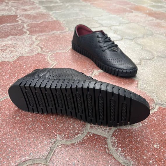 Літнє шкіряне взуття на шнурку 41 43 44 45 розмір | Зображення 4