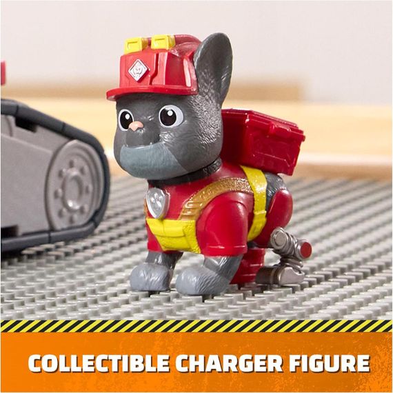 Щенячий патруль Кремез і команда Мега-кран Чарджера з фігуркою Paw Patrol Rubble & Crew Charger's Mega Power Crane | Зображення 6