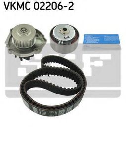 Водяний насос + комплект зубчастого ременя (Вир-во SKF) SKF VKMC022062 на FIAT PANDA (169)