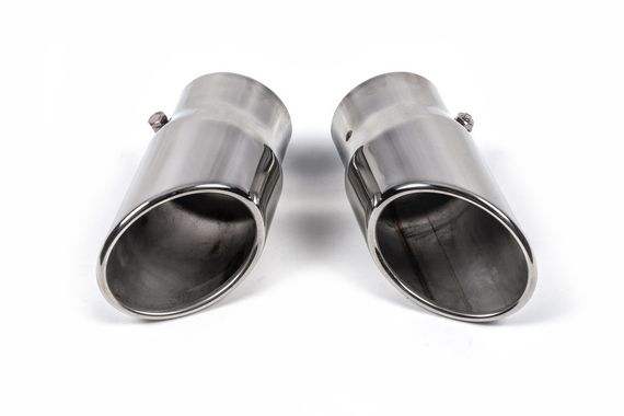 Насадки на глушитель (2 шт) для Audi Q7 2005-2015 гг. | Зображення 2