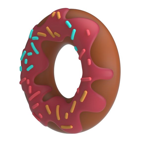 Ерекційне кільце - Pretty Love Berry Super Donut Silicone Cock Ring | Зображення 3