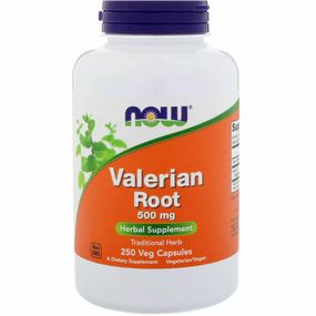 Комплекс для профілактики нервової системи NOW Foods Valerian Root 500 mg 250 Veg Caps