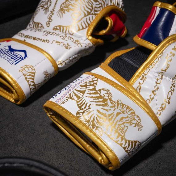 Рукавиці для ММА Phantom Muay Thai White Gold S/M (капа в подарунок) | Зображення 8