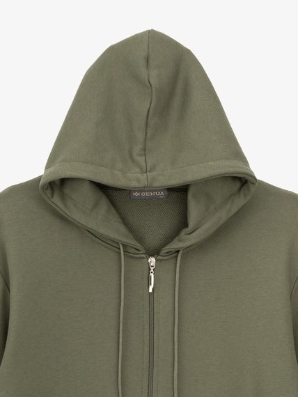 Світшот однотонний чоловічий GENUA 6895 L Хакі shop (2000999598067) | Зображення 1