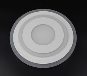 Сучасний круглий світильник стельовий LED для кімнати кухні ванної 26157 Білий 4х30х30 см.