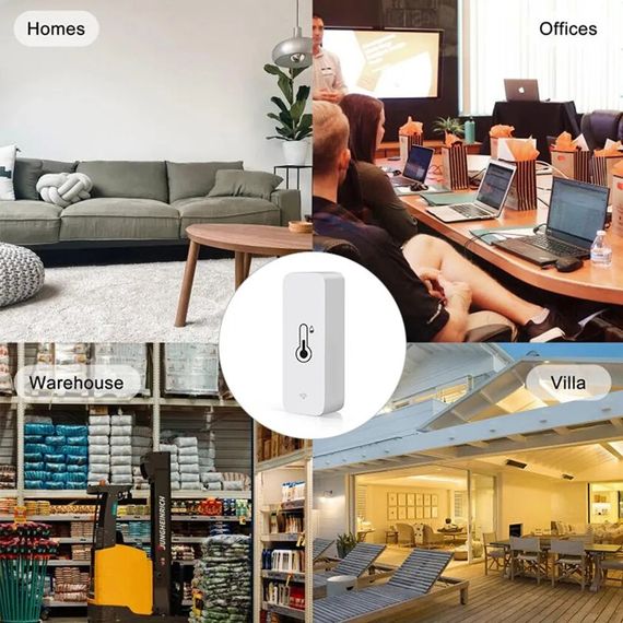 Wi-FI датчик температури та вологості термостат моніторинг | Зображення 4