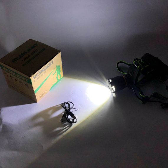 Світлодіодний ліхтар з кріпленням на голову Bailong, Наголовний ліхтар, Ліхтарик налобник GI-59 | Зображення 9