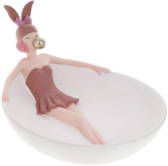 Підставка для прикрас Cute Bunny Girl 28х22х15см