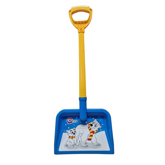Лопата пластиковая детская А Технок 3398TXK-9-10 с наклейкой Мишки