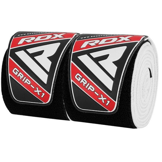 Бинти на коліна RDX K1 GYM Knee Wraps White/Black Plus | Зображення 3