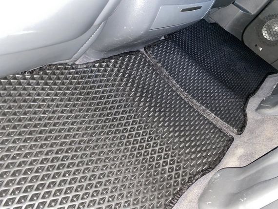 Коврики (2007-2012, EVA, черные) для Toyota Land Cruiser 200 | Зображення 5