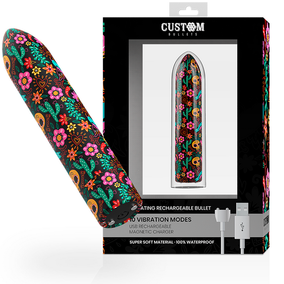 Мощная вибропуля SkullCustom Bullets (Испания) Sex Aura | Зображення 5