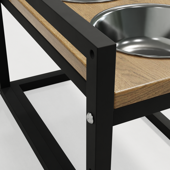 Миски на регулируемой подставке для средних собак Hollky Flex M (2 × 0.85 л) FM-422530-BLNT | Зображення 5