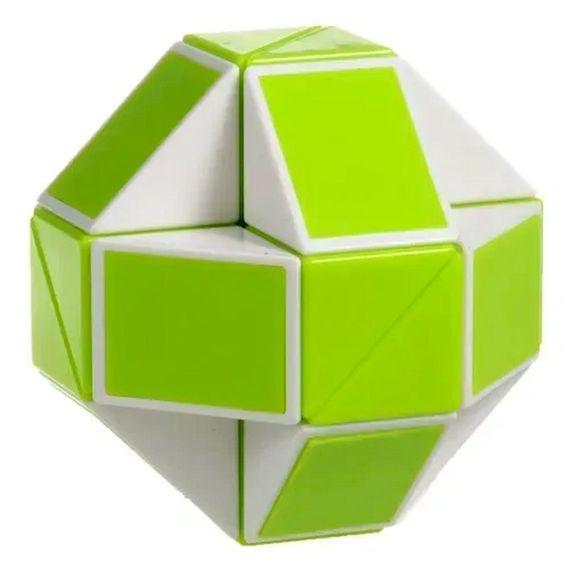 Пластиковая головоломка Змейка Рубика GREEN SCT404 зеленая | Зображення 2