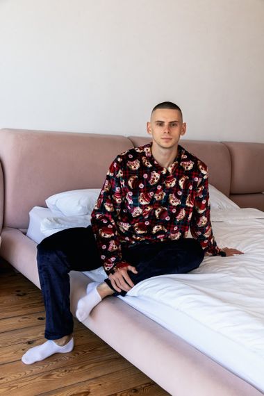 Піжама чоловіча "Family look" Носи своє 46 Синій (p-12653-141734) | Зображення 9
