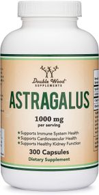 Екстракт астрагала Double Wood Supplements Astragalus 1000 mg 300 capsules