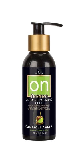 Збуджувальна змазка на гібридній основі Sensuva Ultra-Stimulating On Insane Caramel Apple (125 мл)