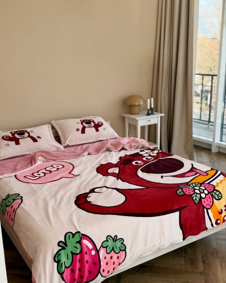 Постільна білизна дитяча плюшева двоспальне Dushka Home 21215 180х215 см