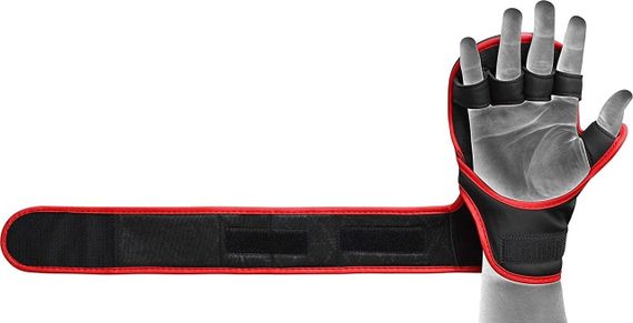 Рукавиці для ММА RDX F6 KARA Matte Red Plus S/M (капа у комплекті) | Зображення 5