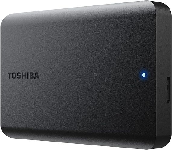 Портативний жорсткий диск Toshiba 4TB USB 3.2 Gen 1 Canvio Basics 2022 Black (HDTB540EK3CA) | Зображення 2