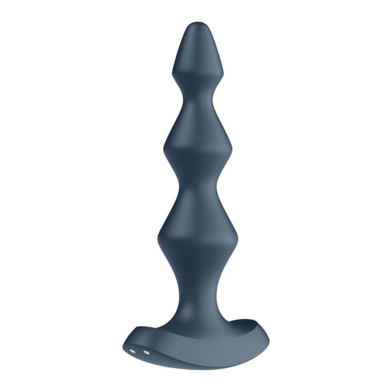 Анальный стимулятор-бусины с двумя моторами Satisfyer Lolli-Plug 1 Dark teal | Зображення 1