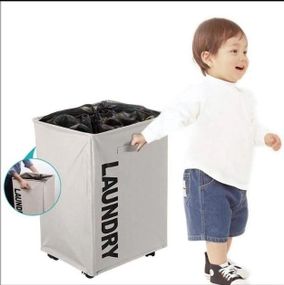 Корзина для білизни з ручками ROLLING BAG XPRO чорний (43668-_310)