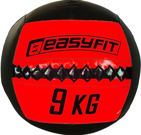 Медичний м'яч EasyFit Wall Ball медбол, волбол 9 кг (EF-WB-09)