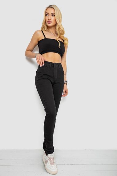 Джинсы женские, цвет черный, 182R4671 | Зображення 1