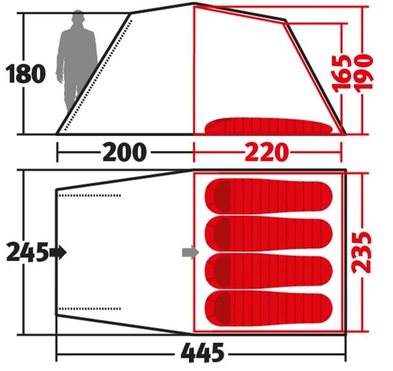 Намет Wechsel Voyager TL Laurel Oak (231071) (DAS301735) | Зображення 8